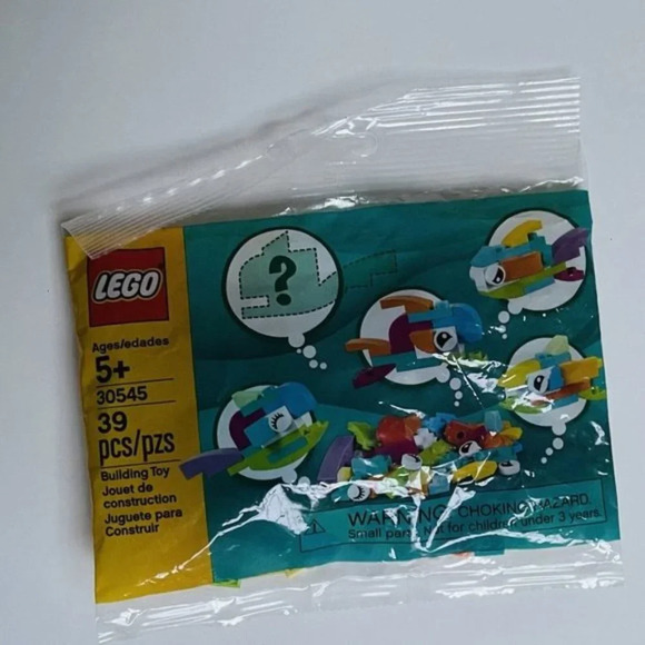 Lego Ages 5 Plus Years 39 Pieces Building Toy Sealed  Fish Bird Toy Learning - Picture 1 of 4